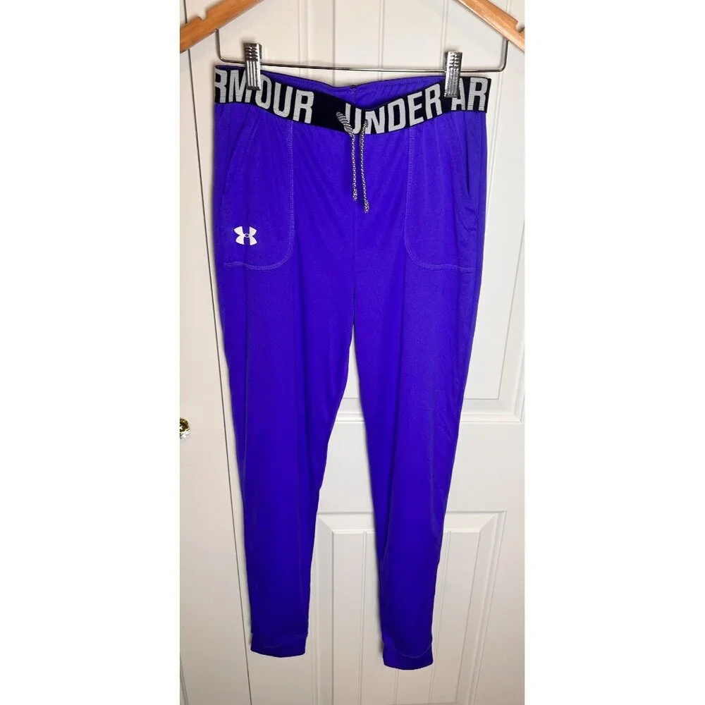 Under Armour Heatgear Purple Running Sports Youth Size Youth Large